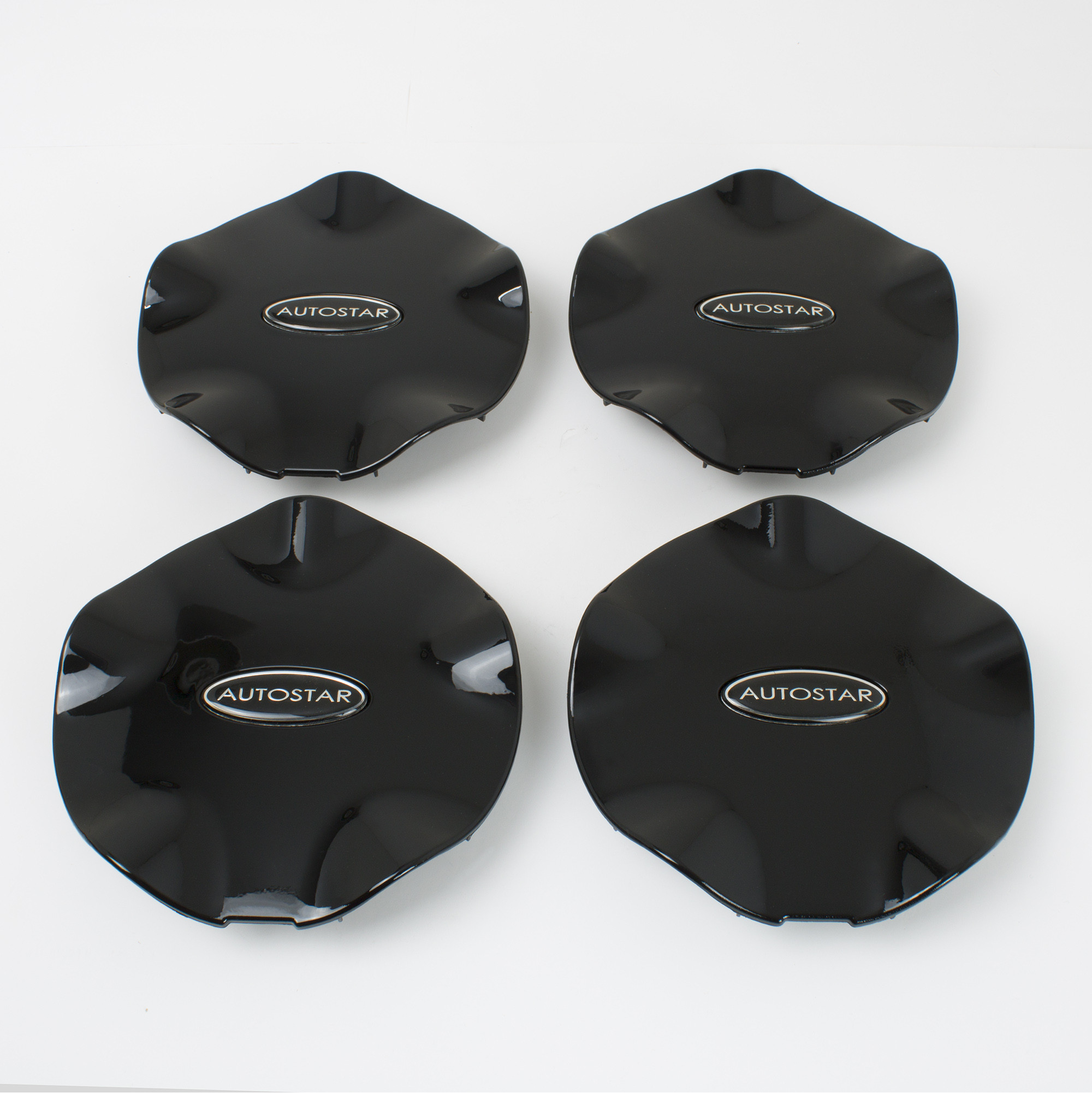 AutoStar Legend 01 Replacement Centre Cap - SET OF 4 - Performance Black